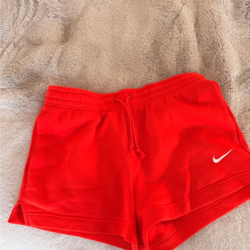 Nike Women's Bright Red Athletic Shorts